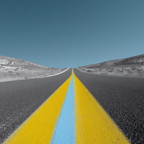 desert roadway perspective desert roadway perspective